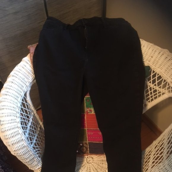 Old Navy black denim jeans size M - Picture 1 of 3
